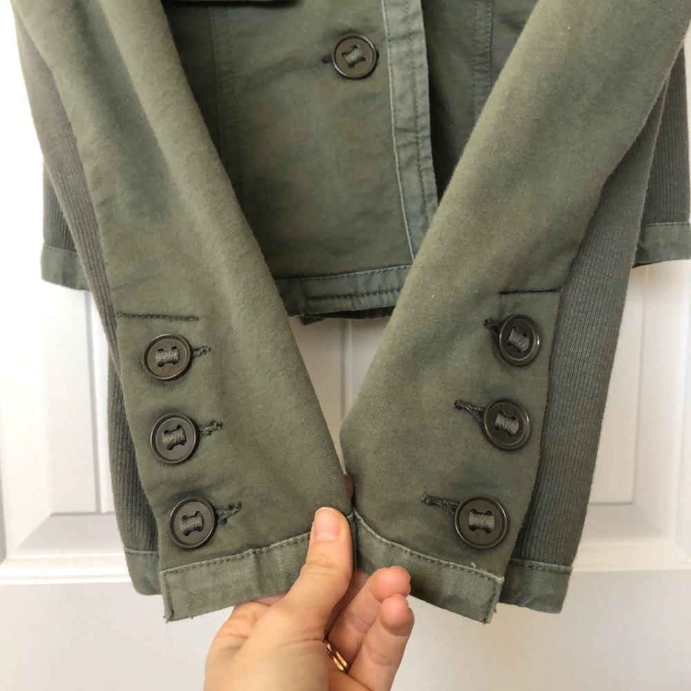 Free People Button Down Sweater Jacket - image 3